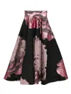 Tessitura Body Couture Printed Skirt In Multi