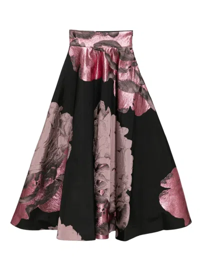 Tessitura Body Couture Printed Skirt In Multi