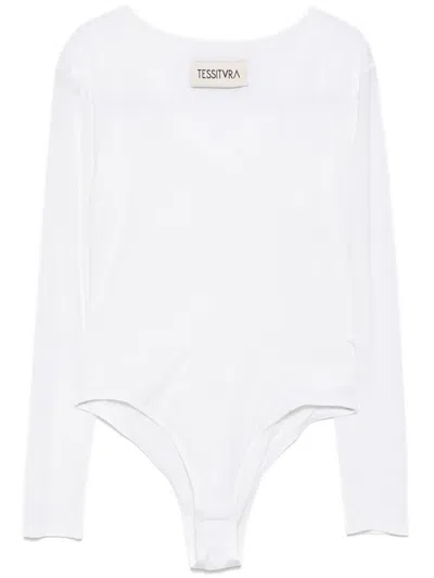 Tessitura Body Couture Shape Body Top In White