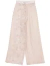 Tessitura Body Couture Silk Pants In Neutrals