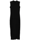 Tessitura Body Couture Sleeveless Dress In Black