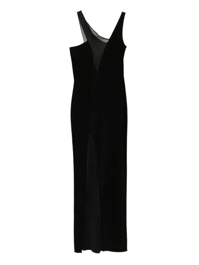 Tessitura Body Couture Split Dress In Black