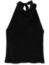 Tessitura Body Couture Strapless Top In Schwarz