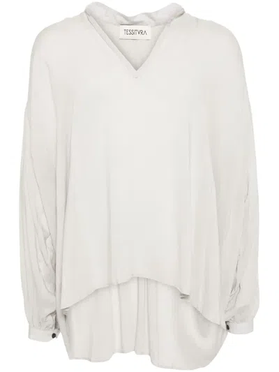Tessitura Body Couture The Folds Shirt In Grey