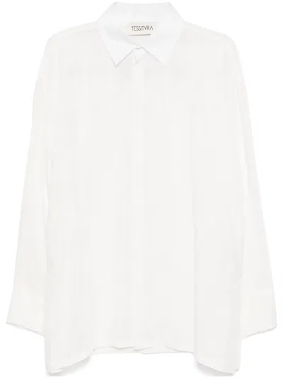Tessitura Body Couture The Fringe Shirt In White