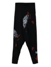 Tessitura Body Couture Tiger Folds Trousers In Black
