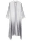 Tessitura Body Couture V-neck Dress In Grey