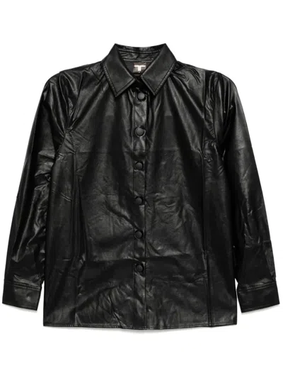 Tessitura Body Couture Vegan Shirt In Black