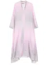 Tessitura Body Couture Wide Dress In Pink