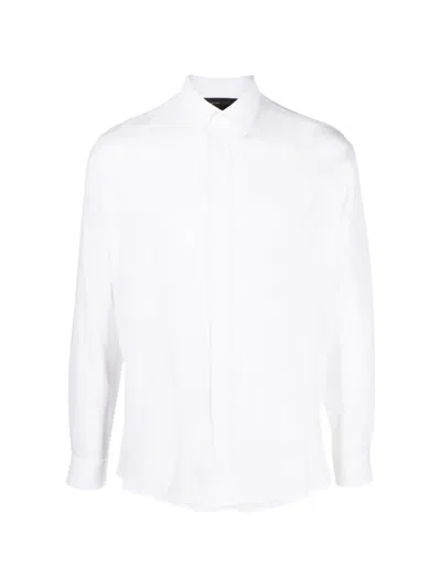 Tessitura Cotton Shirt In Metallic