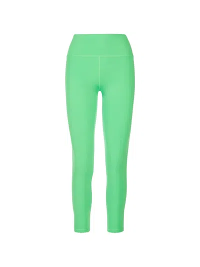 Tessitura Cross Leggings In Green
