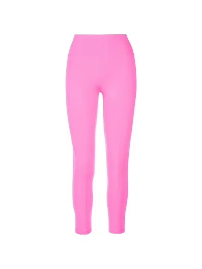 Tessitura Cross Performance Leggings In Pink
