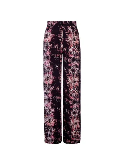 Tessitura Digital Snake Swarovski Crystal Trousers In Schwarz