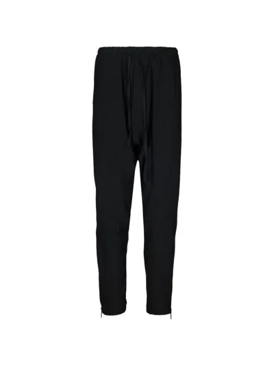 Tessitura Drawstring Trousers In Black