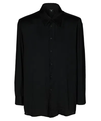 Tessitura Men's Basic Black Shirt