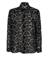 Tessitura Men's Black / Grey Monochrome Leo Shirt In Multi