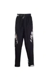 Tessitura Men's Black Masks Trousers In Black