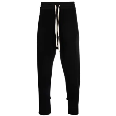 Tessitura Men's Crop Black Trousers