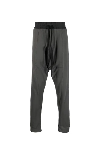 Tessitura Men's Dark Grey Low Trousers In Gray