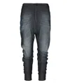 Tessitura Men's Grey Twisted Jeans In Gray