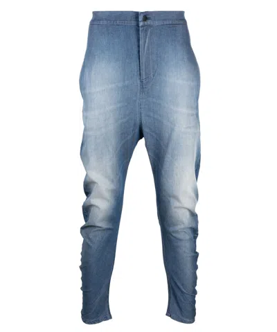 Tessitura Men's Light Blue Twisted Jeans