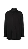 Tessitura Men's The Fringe Black Shirt In Black