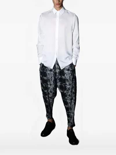 Tessitura One Of A Kind Cupro Shirt In White