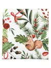 Tessitura Toscana Telerie Marzape Christmas-print Tableware (170cm X 270cm) In Multi