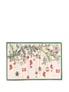 Tessitura Toscana Telerie Rudy Tiptapp Christmas-print Rug (52cm X 80cm) In Neutral