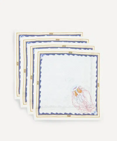 Tessitura Toscana Telerie Sottomarina Linen Napkins Set Of 4