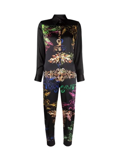 Tessitura Women's Black Baroque Jumpsuit