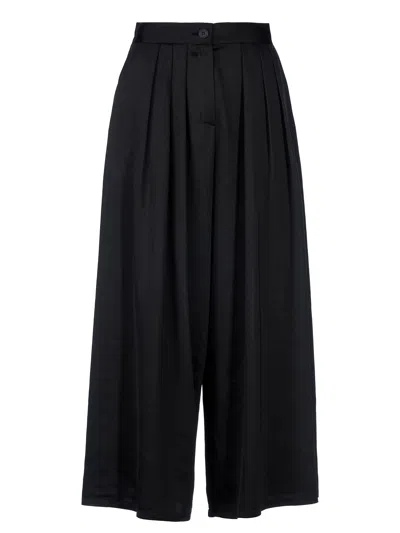 Tessitura Women's Black Skirt Trousers