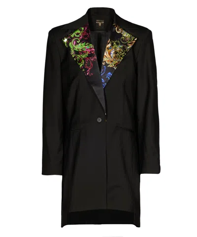 Tessitura Women's Black The Baroque Blazer