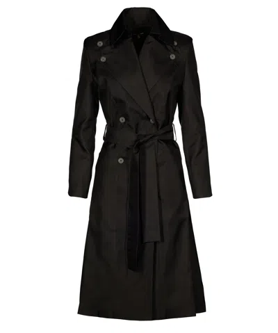 Tessitura Women's Black The Trench