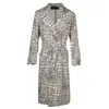 Tessitura Women's Black / White Monochrome Unisex Trench Coat In Multi