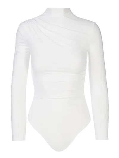 Tessitura Women's Casual Bodysuit White