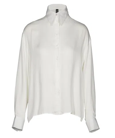 Tessitura Women's Classic Oversized Shirt White