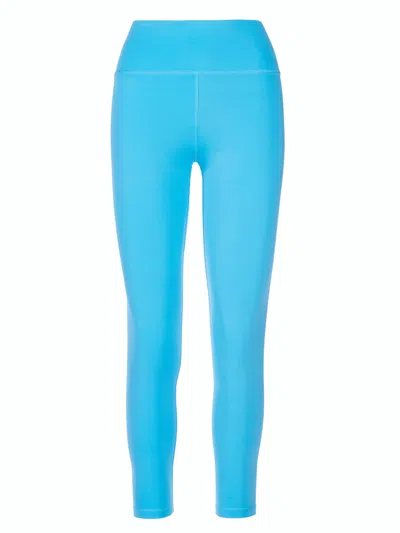 Tessitura Women's Cross Leggings - Blue