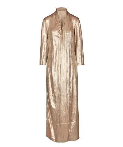 Tessitura Women's Golden Abaya