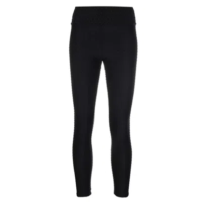 Tessitura Women's Patterned Sport Leggings Black