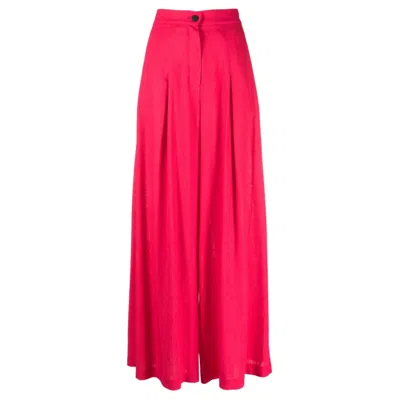 Tessitura Women's Wide Trousers Pink