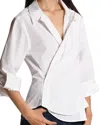 Testament Wrap Shirt In White