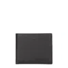 Testoni Black Leather Wallet In Black