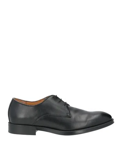 Testoni Footwear - Lace-up Shoes In Navy - Black
