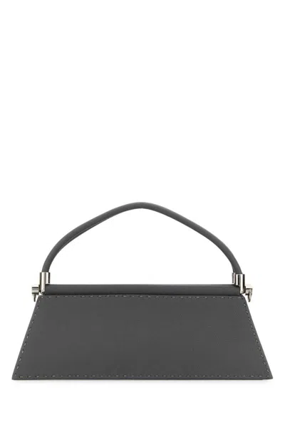 Testoni Handbags. In Gray