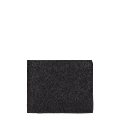 Testoni Leather Men's Wallet In Black