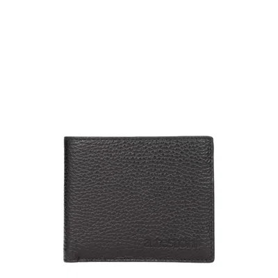 Testoni Leather Men's Wallet In Black