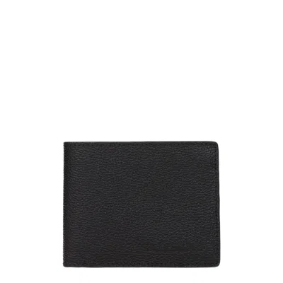 Testoni Leather Men's Wallet In Black
