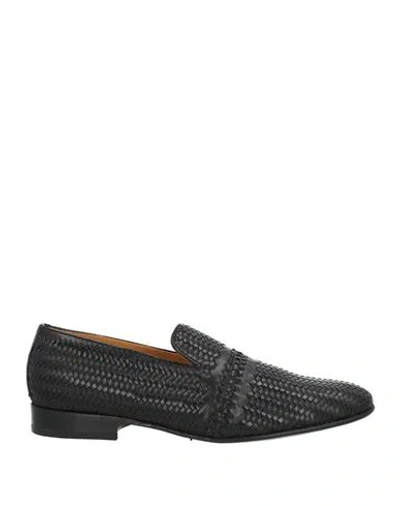 Testoni Man Loafers Black Size 7.5 Calfskin