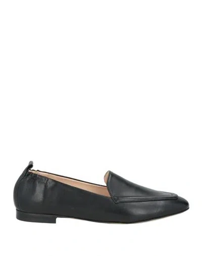 Testoni Woman Loafers Black Size 9 Calfskin In Multi